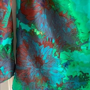 J Crew floral blouse. Sz XS.